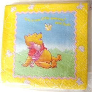 Decoupage Paper Napkins Disney Winnie The Pooh-Pooh’s New Arrival-16 Pk Vintage